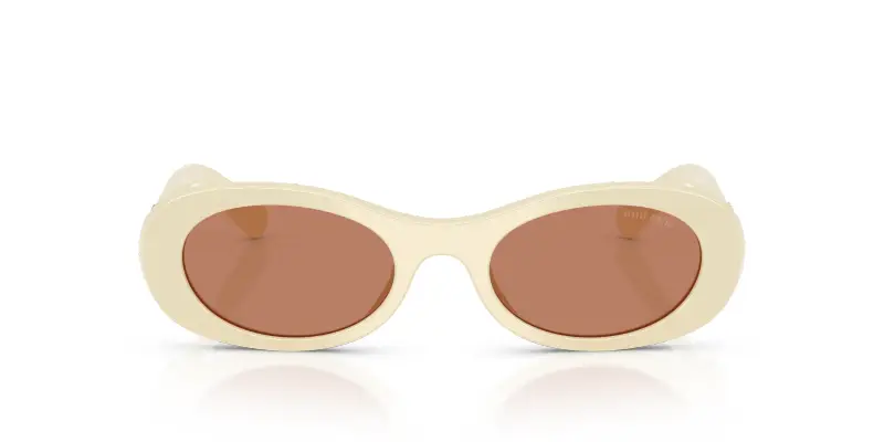 Miu Miu Occhiali da sole Donna Bianco 2912286 miniatura 3