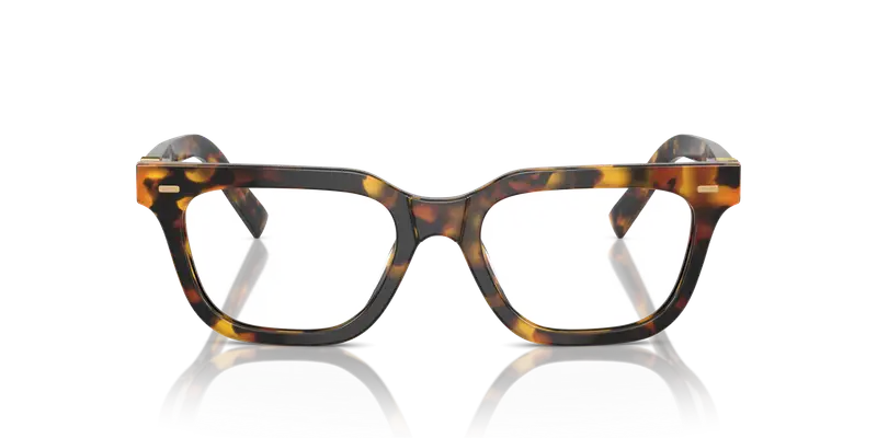 Miu Miu Donna MU 07XV VAU1O1 Montature da vista Acetato Tartaruga Trasparente Squadrata Normale miniatura 2