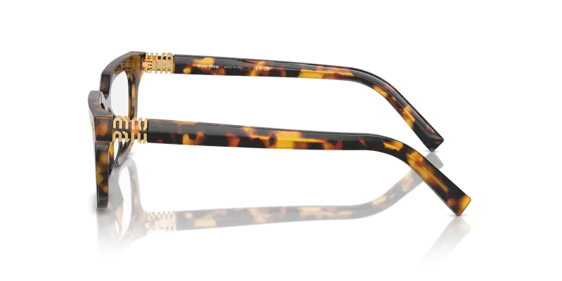 Miu Miu Donna MU 07XV VAU1O1 Montature da vista Acetato Tartaruga Trasparente Squadrata Normale miniatura 3