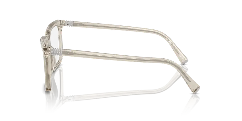 Miu Miu Donna MU 08XV 12U1O1 Montature da vista Acetato Grigio Trasparente Squadrata Normale miniatura 3