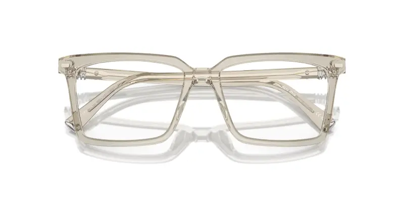 Donna MU 08XV 12U1O1 Montature da vista Acetato Grigio Trasparente Squadrata Normale miniatura 2