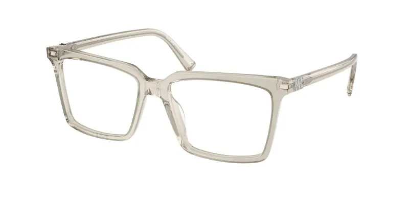 Donna MU 08XV 12U1O1 Montature da vista Acetato Grigio Trasparente Squadrata Normale