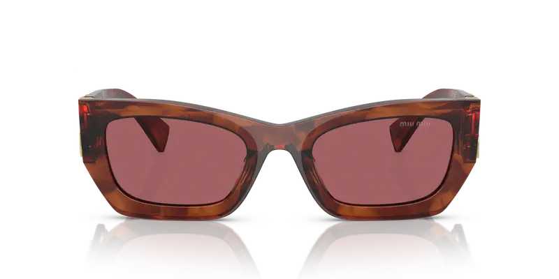 Miu Miu Occhiali da sole Donna Marrone 836501 miniatura 2