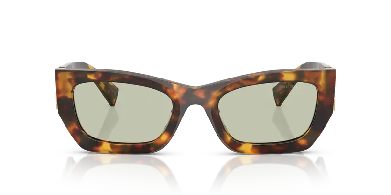 Miu Miu Occhiali da sole Donna Verde 845707 miniatura 2