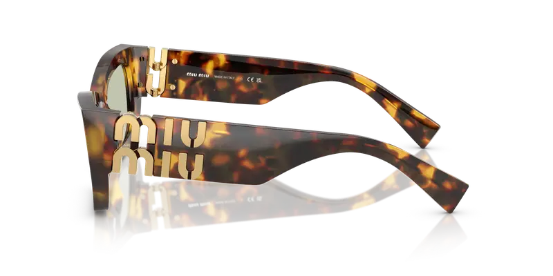 Miu Miu Occhiali da sole Donna Verde 845707 miniatura 3