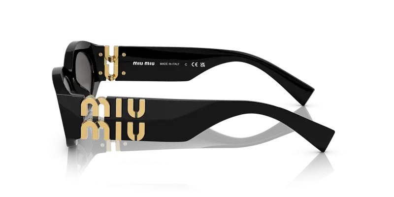 Miu Miu Occhiali da sole Donna Grigio 856470 miniatura 3