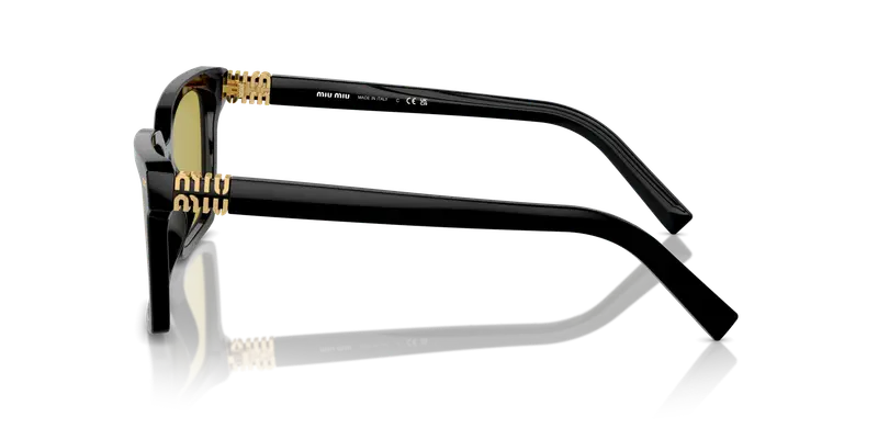 Miu Miu Occhiali da sole Donna Nero 836791 miniatura 3