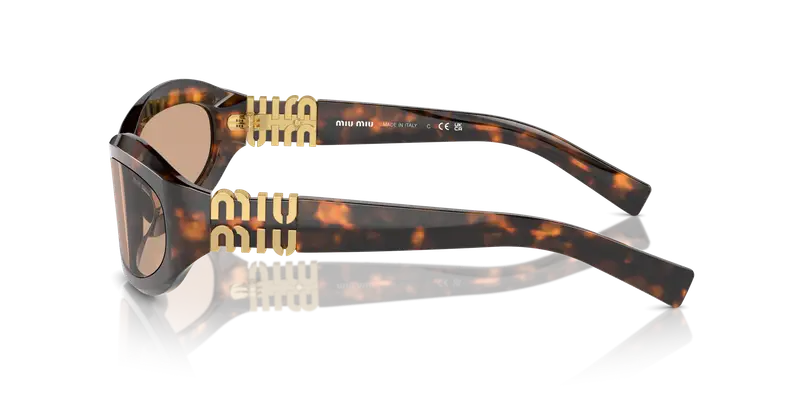 Miu Miu Occhiali da sole Donna Testa di moro 836919 miniatura 3