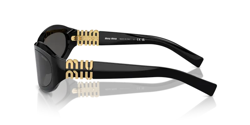 Miu Miu Occhiali da sole Donna Grigio 836918 miniatura 3