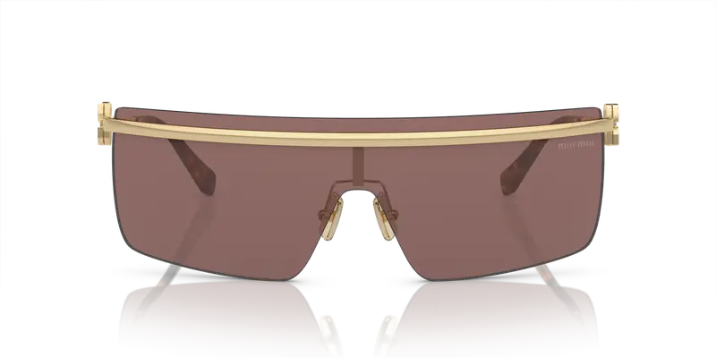 Miu Miu Occhiali da sole Donna Marrone 860957 miniatura 2