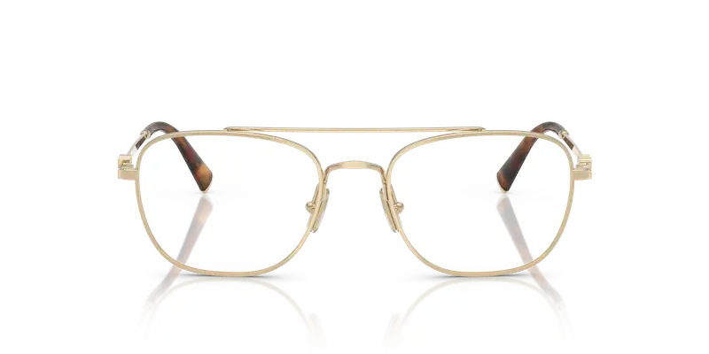 Miu Miu Donna MU 51WV ZVN1O1 Montature da vista Metallo Oro Trasparente Squadrata Normale miniatura 2