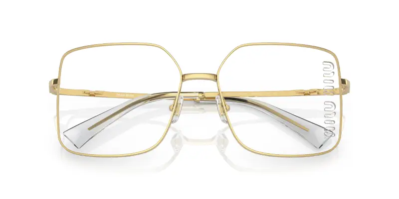 Miu Miu Occhiali da sole Donna Oro Rosa 3988678 miniatura 2