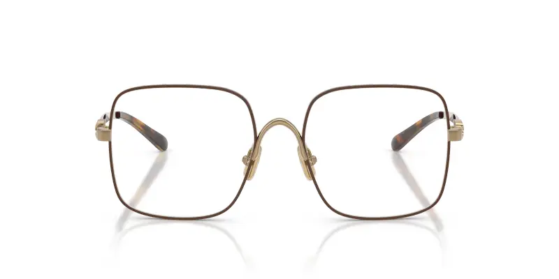 Donna MU 51YV 24H1O1 Montature da vista Metallo Marrone Trasparente Squadrata Normale miniatura 3
