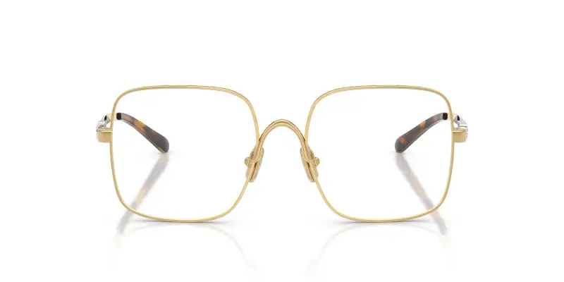 Donna MU 51YV 5AK1O1 Montature da vista Metallo Oro Trasparente Squadrata Normale miniatura 3