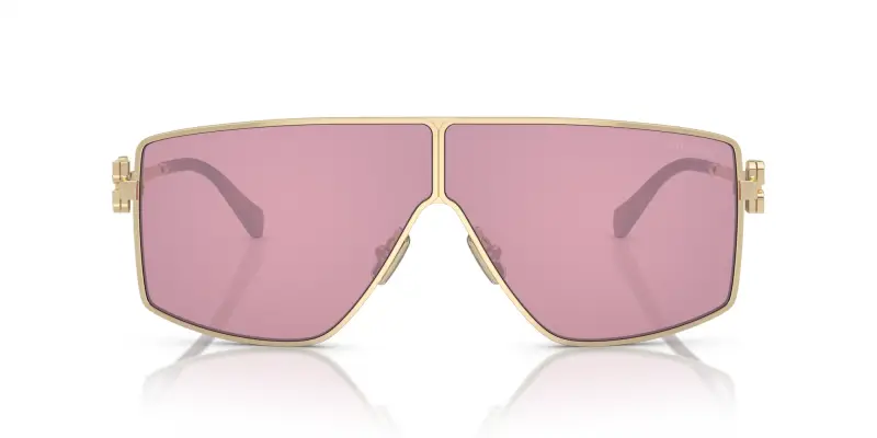 Miu Miu Occhiali da sole Donna Oro 3988612 miniatura 3