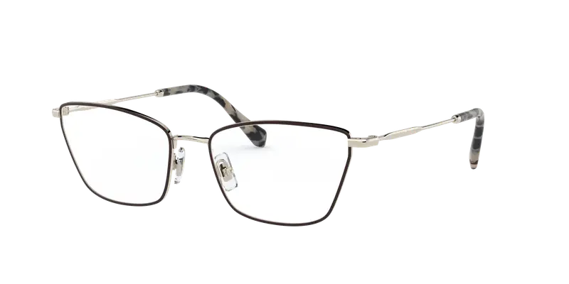 Miu Miu Donna MU 52SV 09B1O1 Montature da vista Metallo Bordeaux  Farfalla