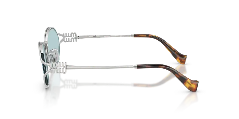 Miu Miu Occhiali da sole Donna Argento 847736 miniatura 3