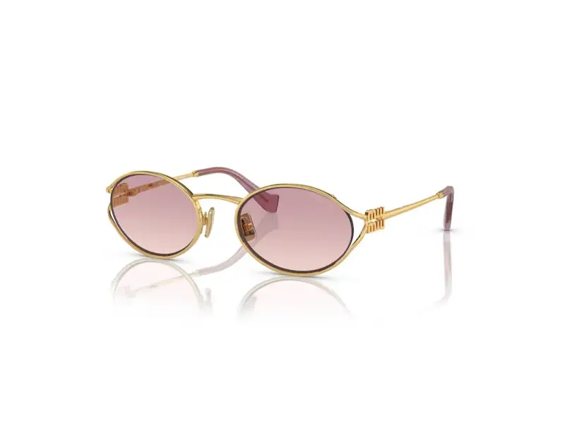 Miu Miu Occhiali da sole Donna Oro 858519