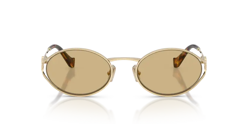 Miu Miu Occhiali da sole Donna Giallo 847735 miniatura 2