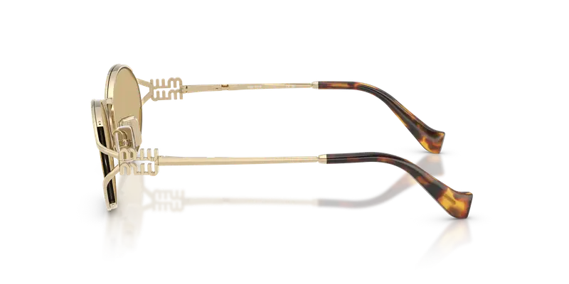 Miu Miu Occhiali da sole Donna Giallo 847735 miniatura 3