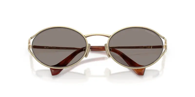 Miu Miu Occhiali da sole Donna Oro 2912827 miniatura 2