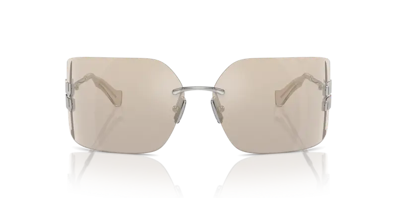 Miu Miu Occhiali da sole Donna Argento 836686 miniatura 2