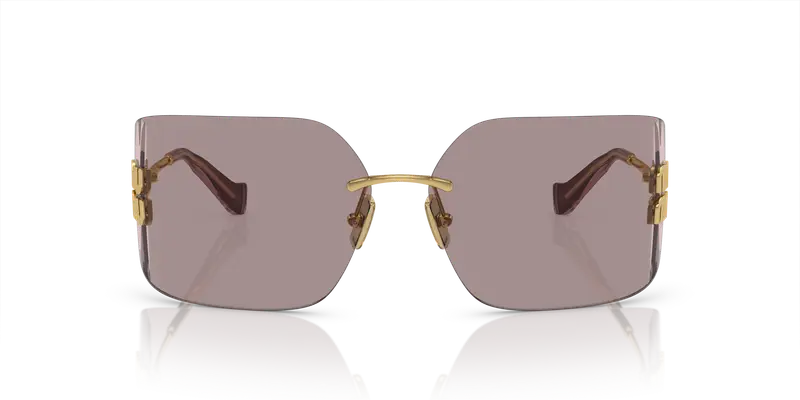 Miu Miu Occhiali da sole Donna Marrone 858607 miniatura 2