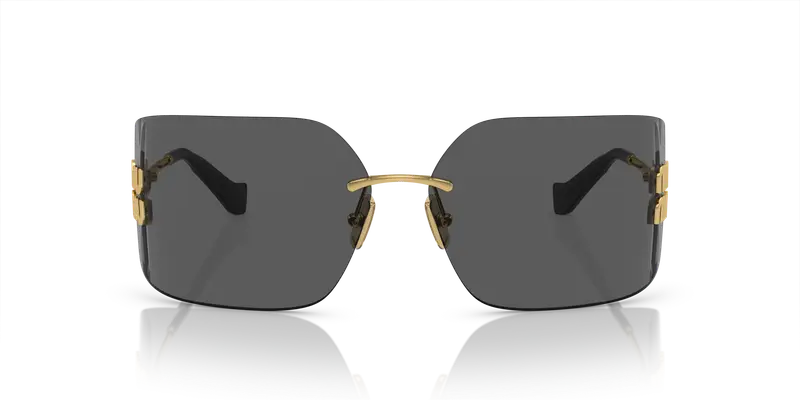 Miu Miu Occhiali da sole Donna Grigio 858591 miniatura 2