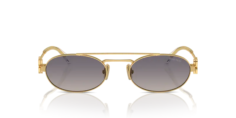 Miu Miu Occhiali da sole Donna Grigio 860965 miniatura 2