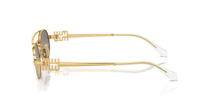 Miu Miu Occhiali da sole Donna Grigio 860965 miniatura 3