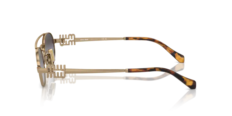 Miu Miu Occhiali da sole Donna Grigio 860966 miniatura 3