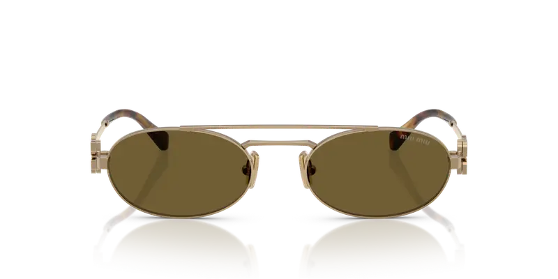 Miu Miu Occhiali da sole Donna Marrone 845027 miniatura 2