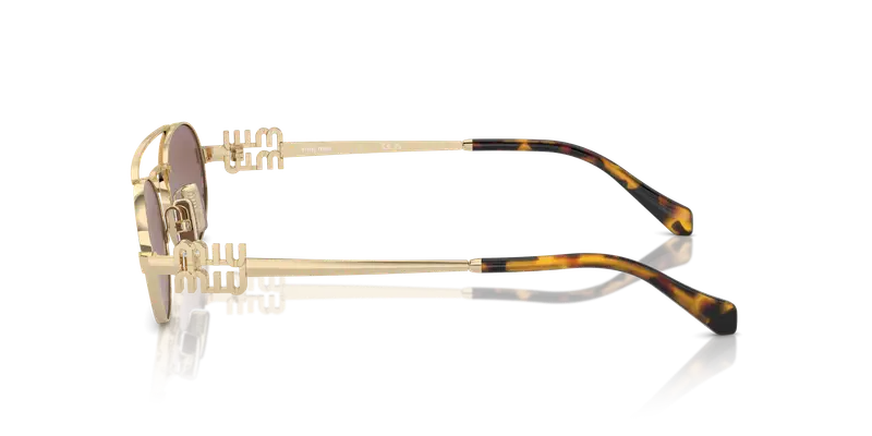 Miu Miu Occhiali da sole Donna Marrone 860968 miniatura 3