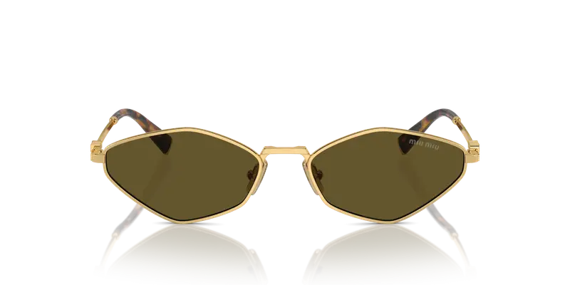 Miu Miu Occhiali da sole Donna Marrone 836793 miniatura 2