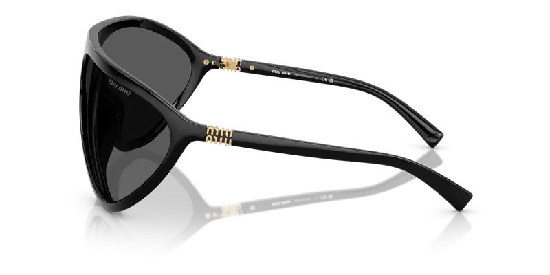 Miu Miu Occhiali da sole Donna Grigio 844958 miniatura 3