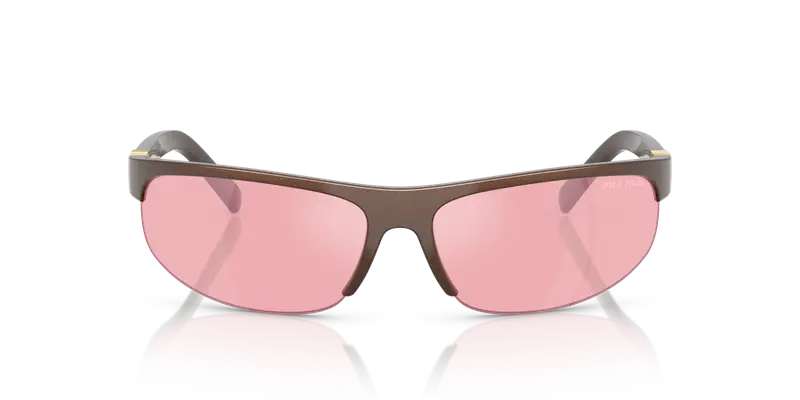 Miu Miu Occhiali da sole Donna Marrone 844953 miniatura 2