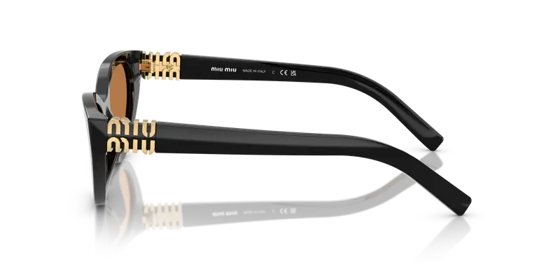 Miu Miu Occhiali da sole Donna Marrone 845826 miniatura 3