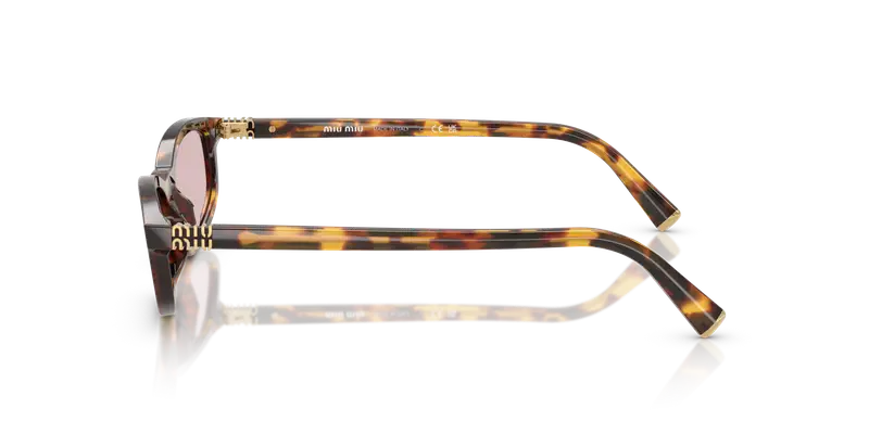 Miu Miu Occhiali da sole Donna Rosa 845816 miniatura 3