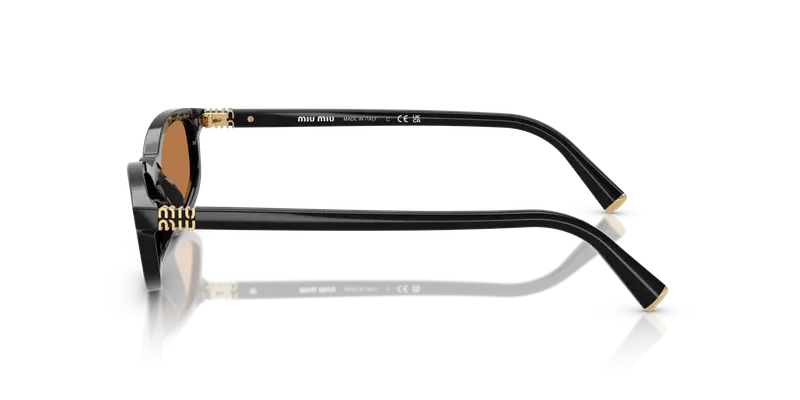 Miu Miu Occhiali da sole Donna Marrone 845812 miniatura 3