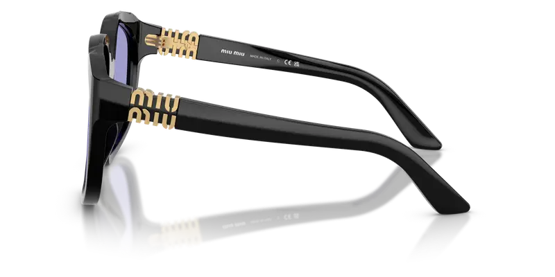 Miu Miu Occhiali da sole Donna Nero 847786 miniatura 3