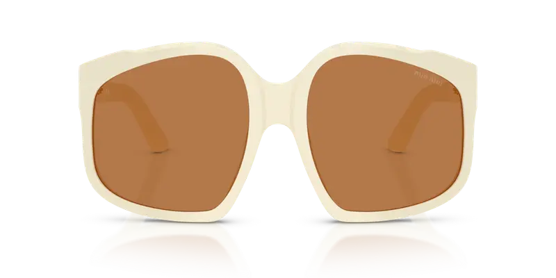 Miu Miu Occhiali da sole Donna Bianco 847788 miniatura 2