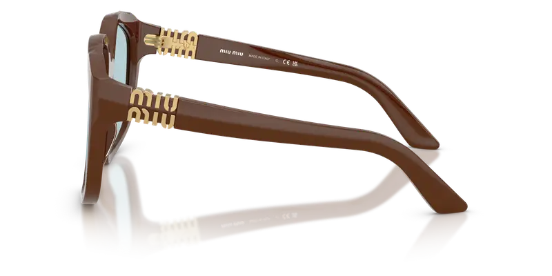 Miu Miu Occhiali da sole Donna Blu 847787 miniatura 3