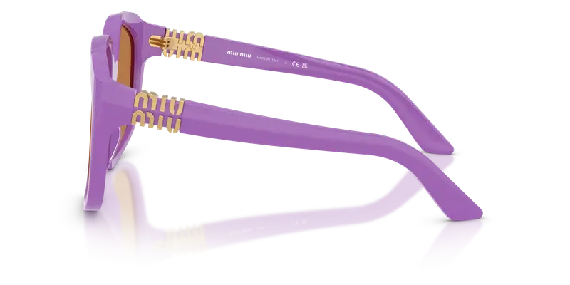 Miu Miu Occhiali da sole Donna Marrone 847789 miniatura 3