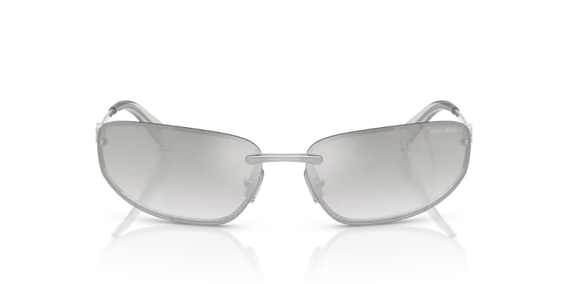 Miu Miu Occhiali da sole Donna Argento 844990 miniatura 2