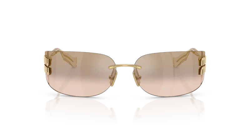 Miu Miu Occhiali da sole Donna Marrone 845882 miniatura 2