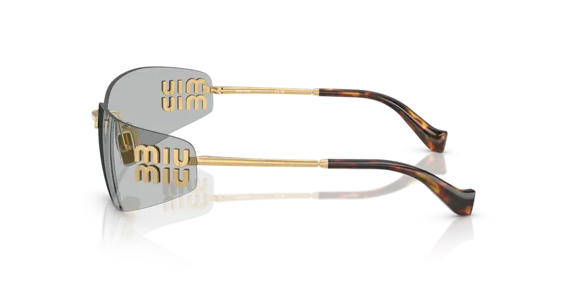 Miu Miu Occhiali da sole Donna Grigio 845879 miniatura 3