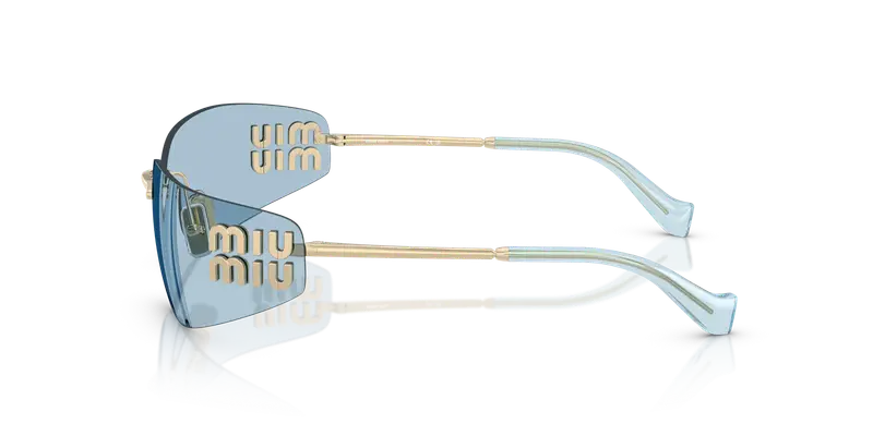 Miu Miu Occhiali da sole Donna Blu 845881 miniatura 3