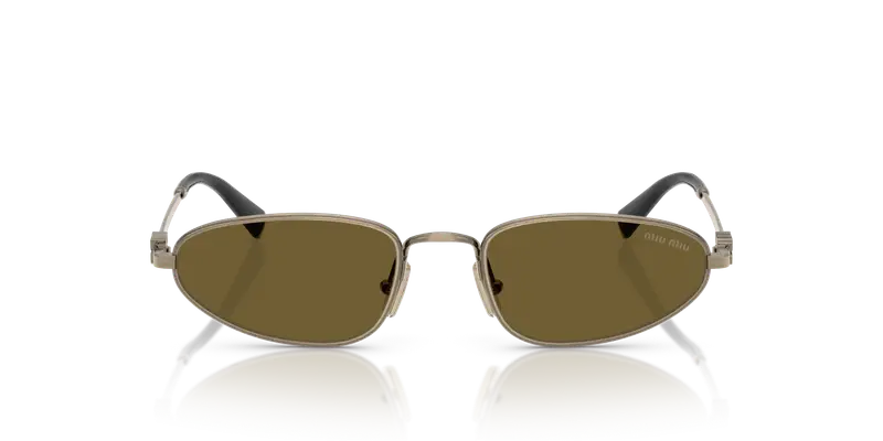 Miu Miu Occhiali da sole Donna Marrone 845893 miniatura 2