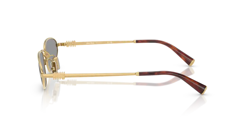 Miu Miu Occhiali da sole Donna Grigio 845894 miniatura 3