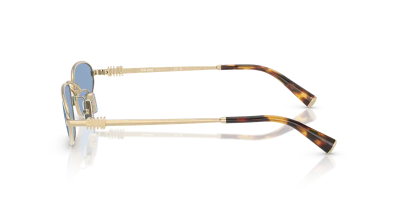 Miu Miu Occhiali da sole Donna Blu 845896 miniatura 3